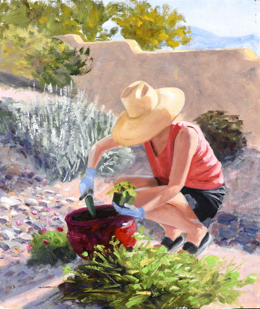 Straw Hat / Nancy Gardening